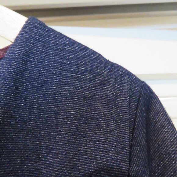 BODEN Lara Sparkle Faux Wrap Stretch Dress in Dark Blue - Size US 6 - Picture 9 of 15